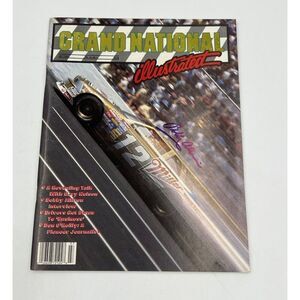 Bobby Allison Signed Magazine BobGrand National Illustrated Magazine NASCAR